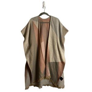 LA Express Women's Soft Knit Patterned Color Block Cardigan